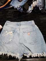 Guess Distressed Denim Shorts - Image 1