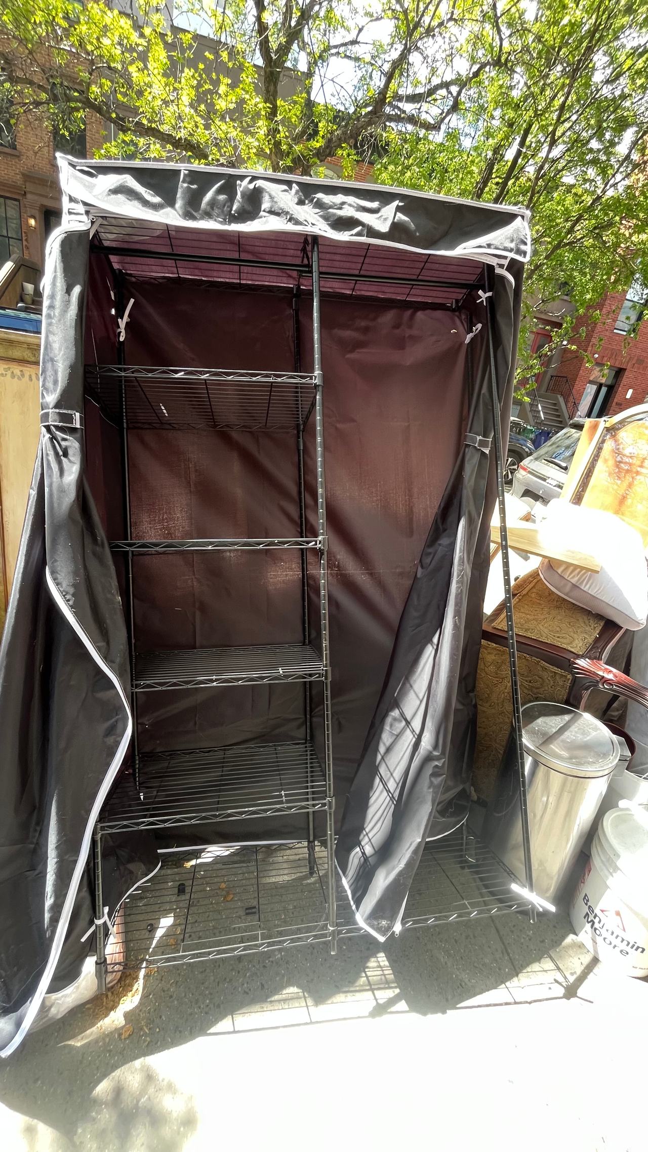 Portable Wire Shelving Wardrobe Closet