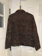 Sag Harbor Women's Tweed Blazer Jacket Size 16 - Image 3