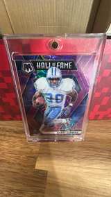 2022 Panini Mosaic Barry Sanders Hall of Fame Genesis Parallel #282 - Image 2