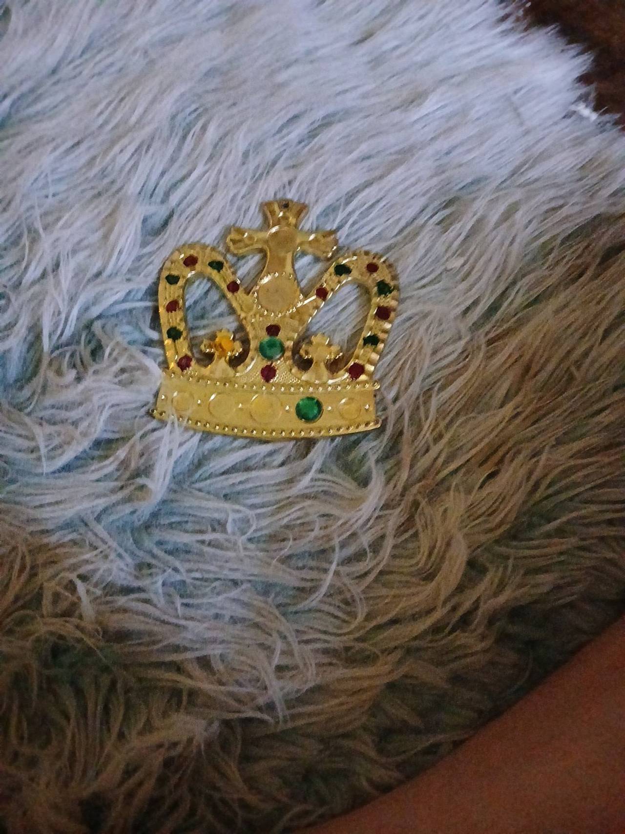 Gold Plastic Toy Crown