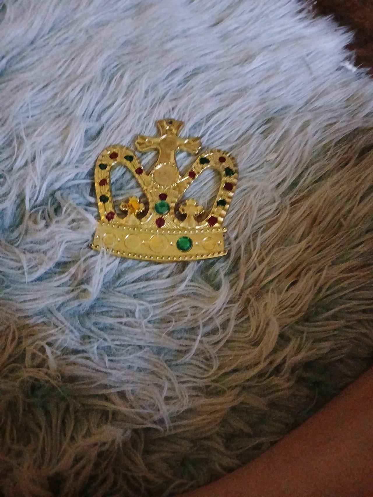 Gold Plastic Toy Crown