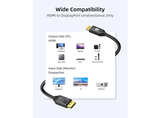 8K HDMI to DisplayPort Cable 4K@120Hz(2K@144),HDMI 2.1 to DisplayPort 1.4 Adapte - Image 4