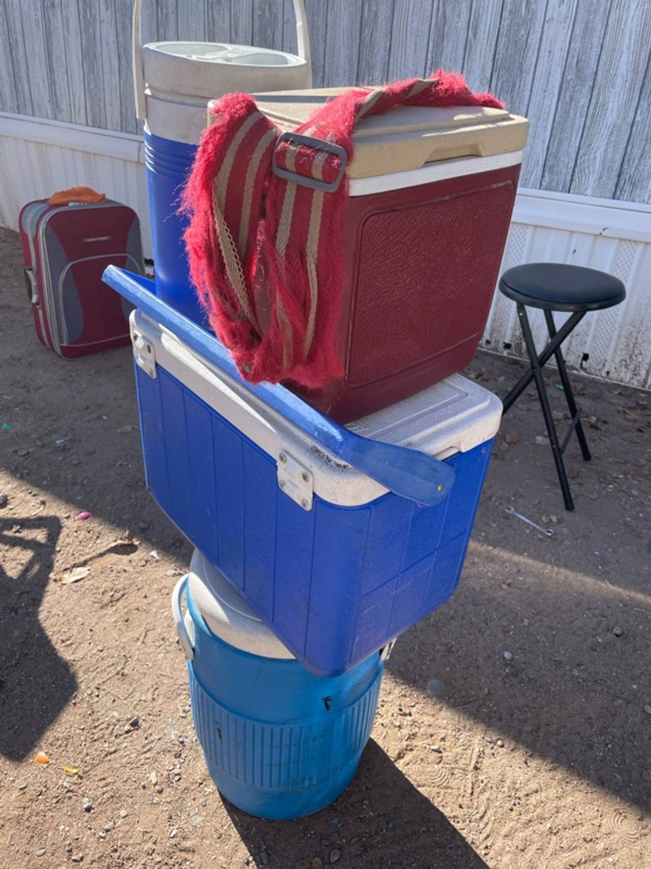 Set of 4 coolers
