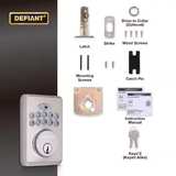 Defiant Castle Electronic Deadbolt in Matte Black - Image 6