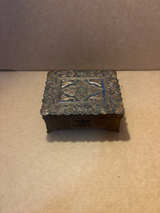 Antique Brass Jewelry Box - Image 1