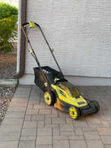 Ryobi 18V ONE+ 13 in. Cordless Push Lawn Mower - Image 1