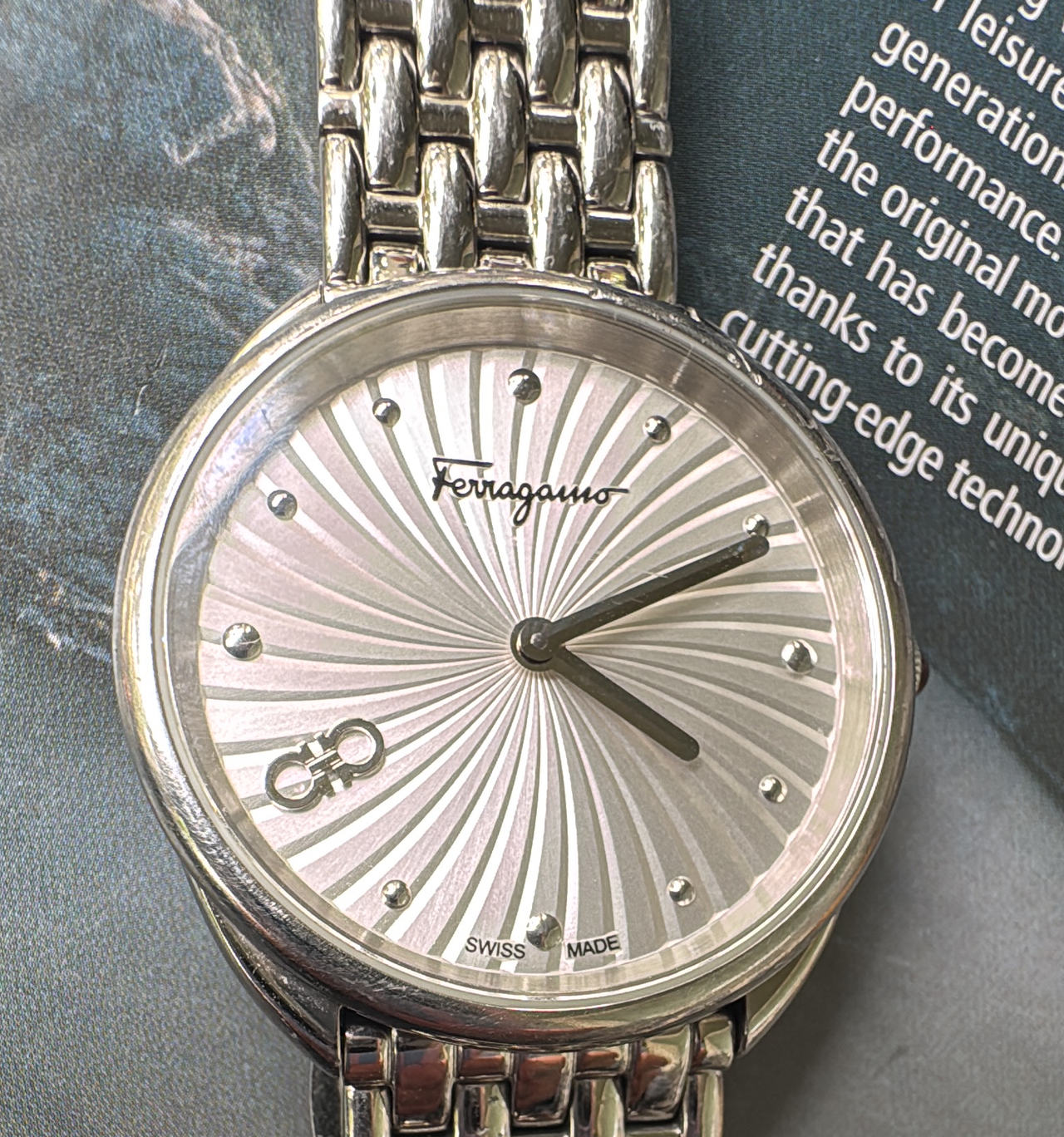 Salvatore Ferragamo Gancini Bracelet Watch