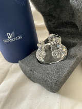 Swarovski Crystal Figurine - owl family  - Image 1