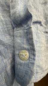 Weekend Max Mara Linen Button-Down Shirt US size 10 - Image 3