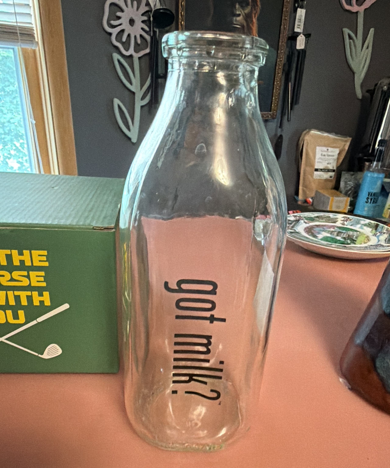 Got Milk? Glass Milk Bottle