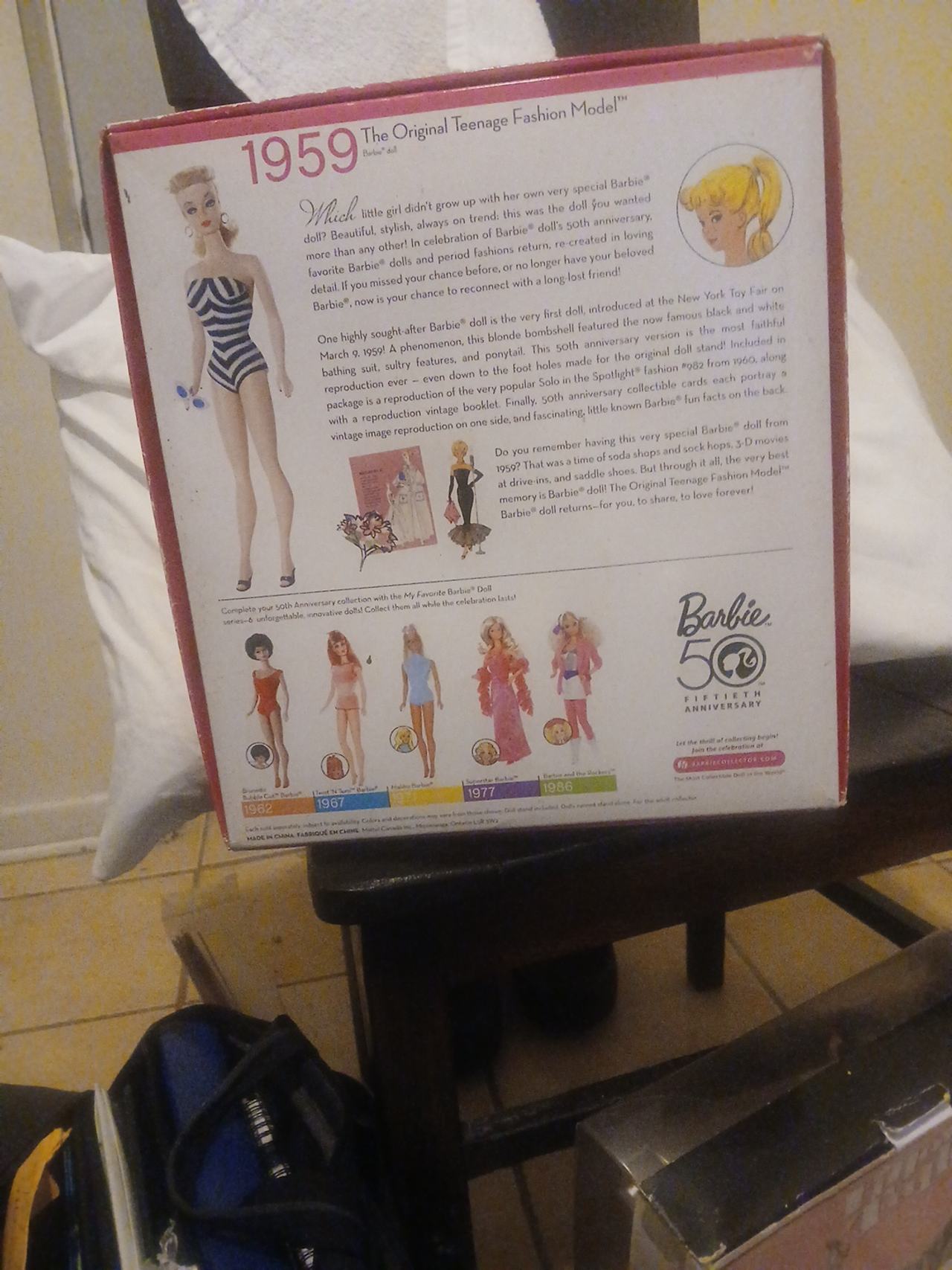 Barbie 50th Anniversary 1959 Reproduction Doll