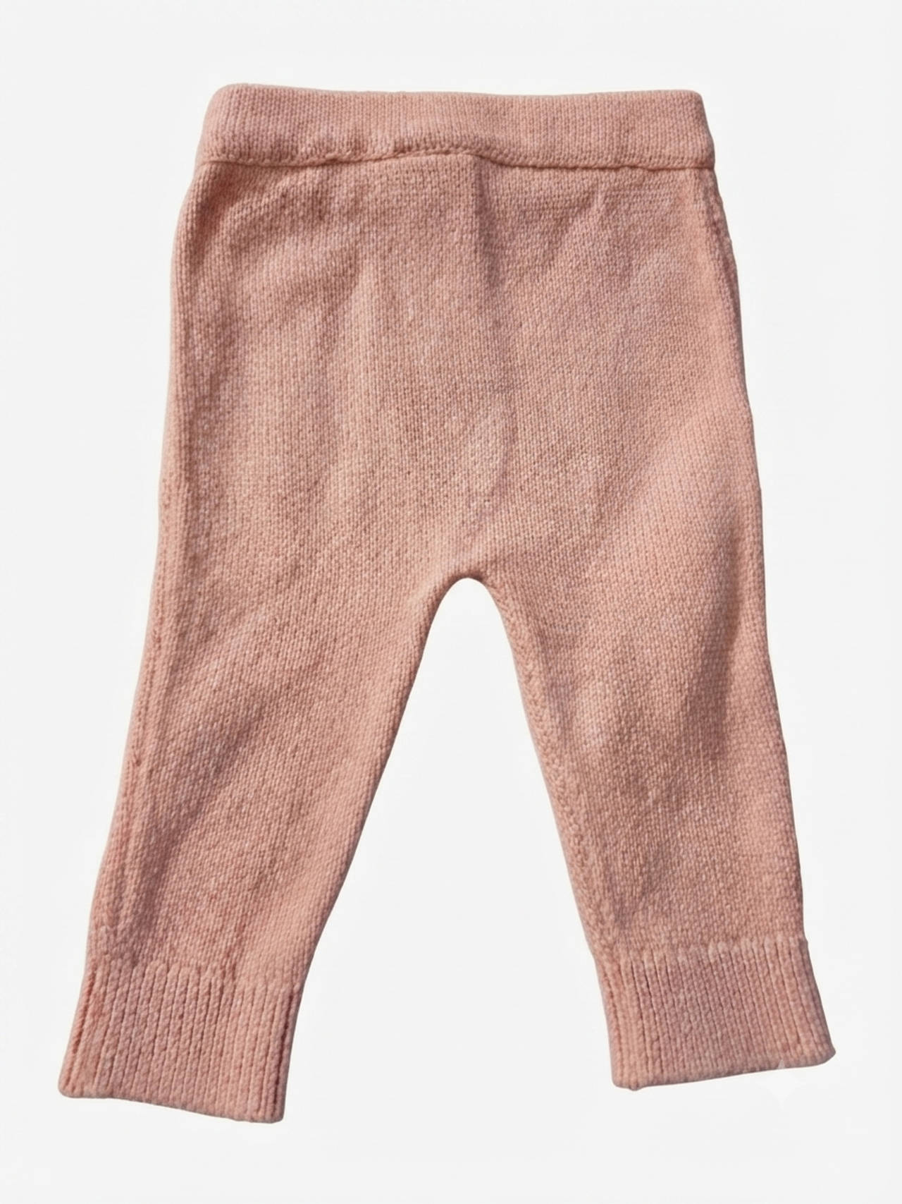 Carter's Pink Knit Baby Sweater Leggings sz 9 Months