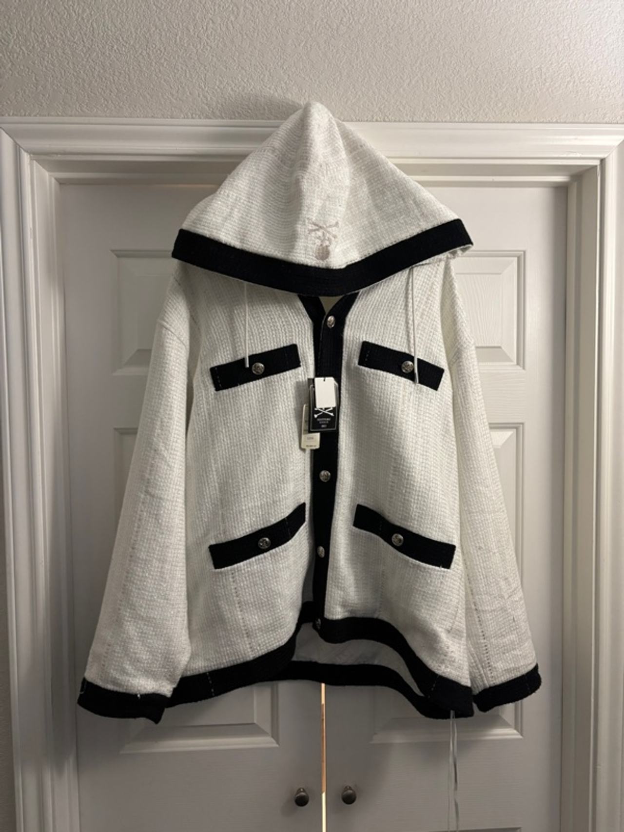 Mastermind World White Tweed Jacket