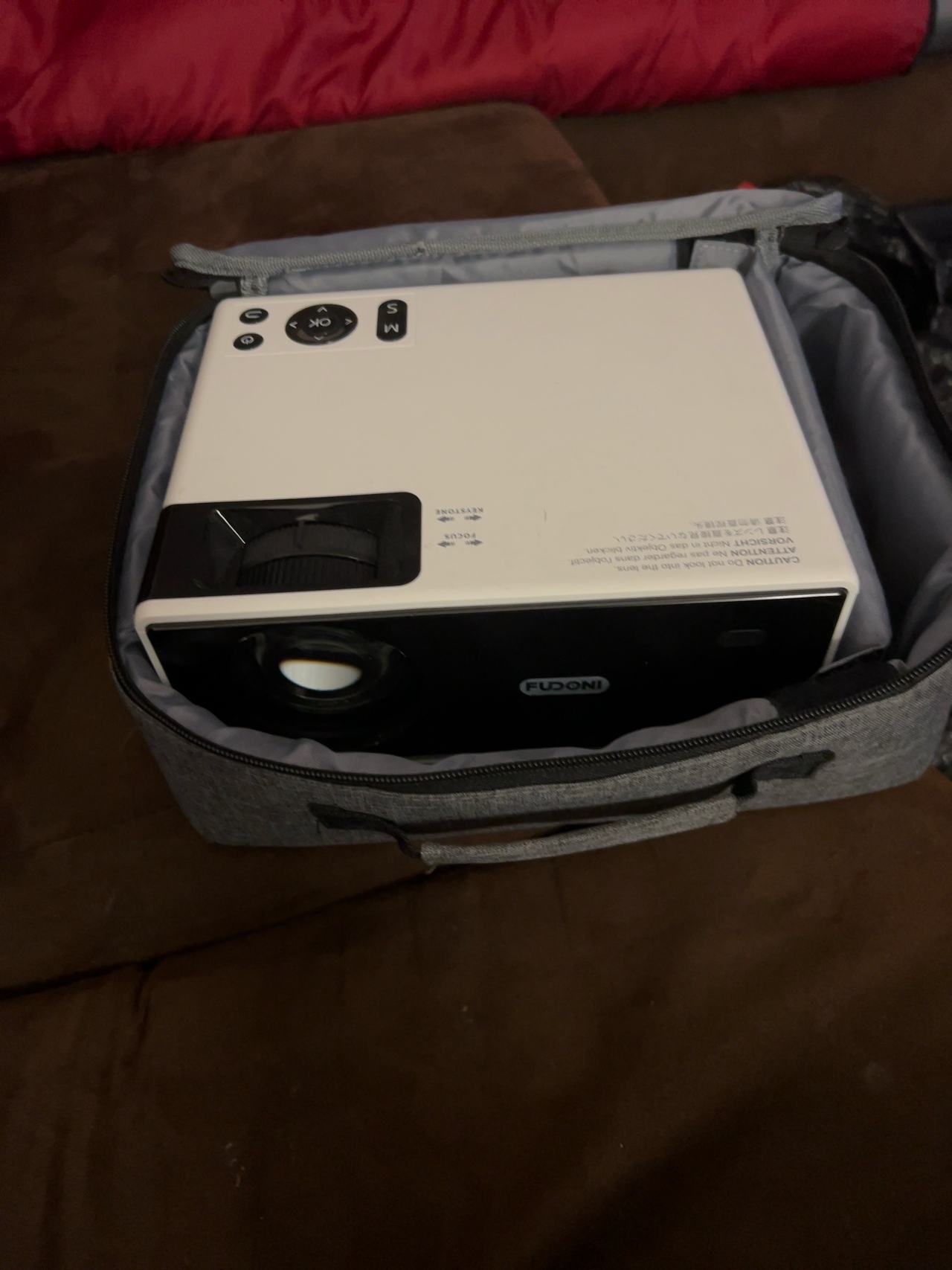 FUDONI P3 Projector with 100" Screen
