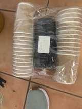 Papery Disposable Coffee Cups with Lids - Image 4