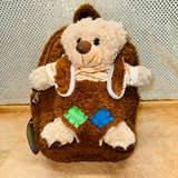 Kids Fuzzy Faux Fur Triceratops Backpack - Image 4