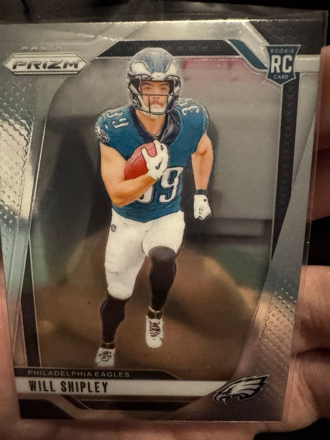 24 Will Shipley Panini Prizm Will Shipley Rookie Card