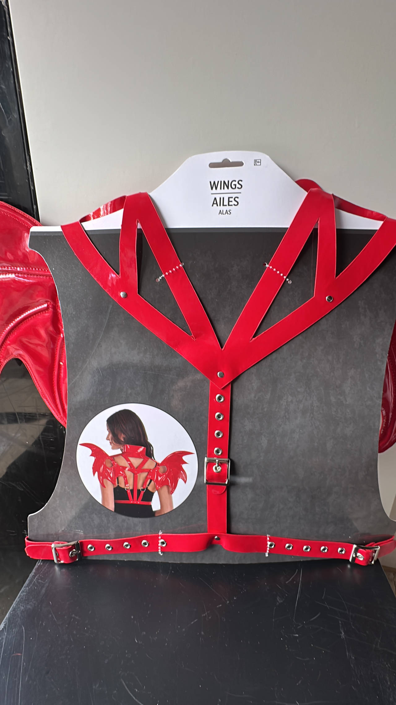 Red Devil Halloween Costume Wings