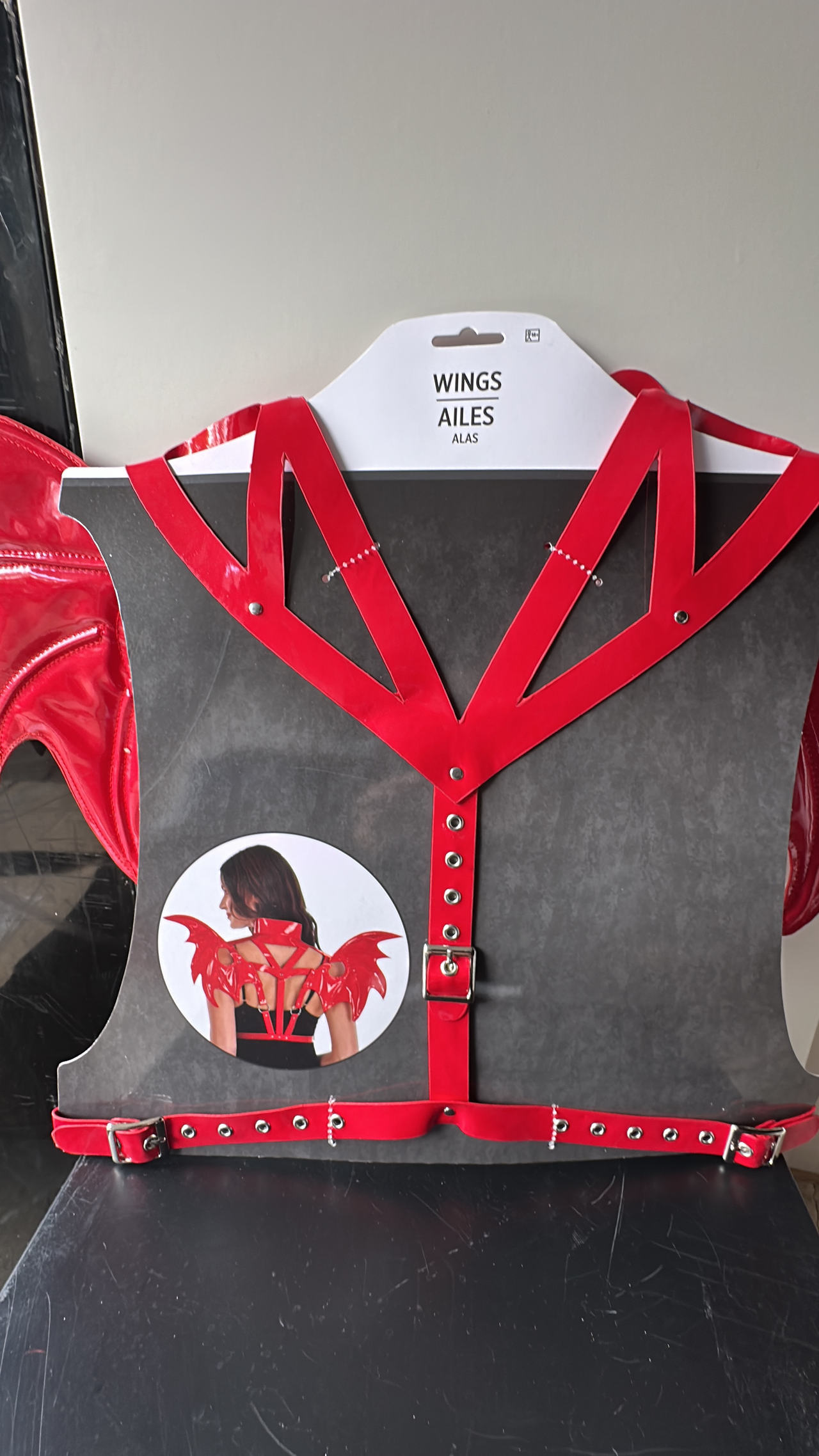 Red Devil Halloween Costume Wings