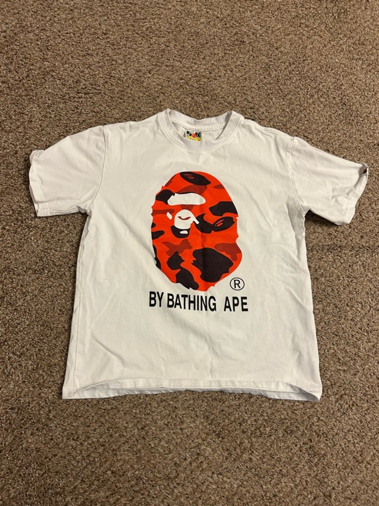 BAPE Red Camouflage T-Shirt