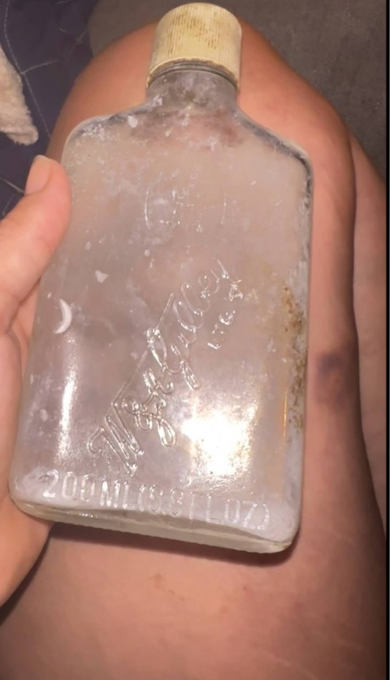 Vintage Gilbey's Gin Glass Bottle,
Half Pint