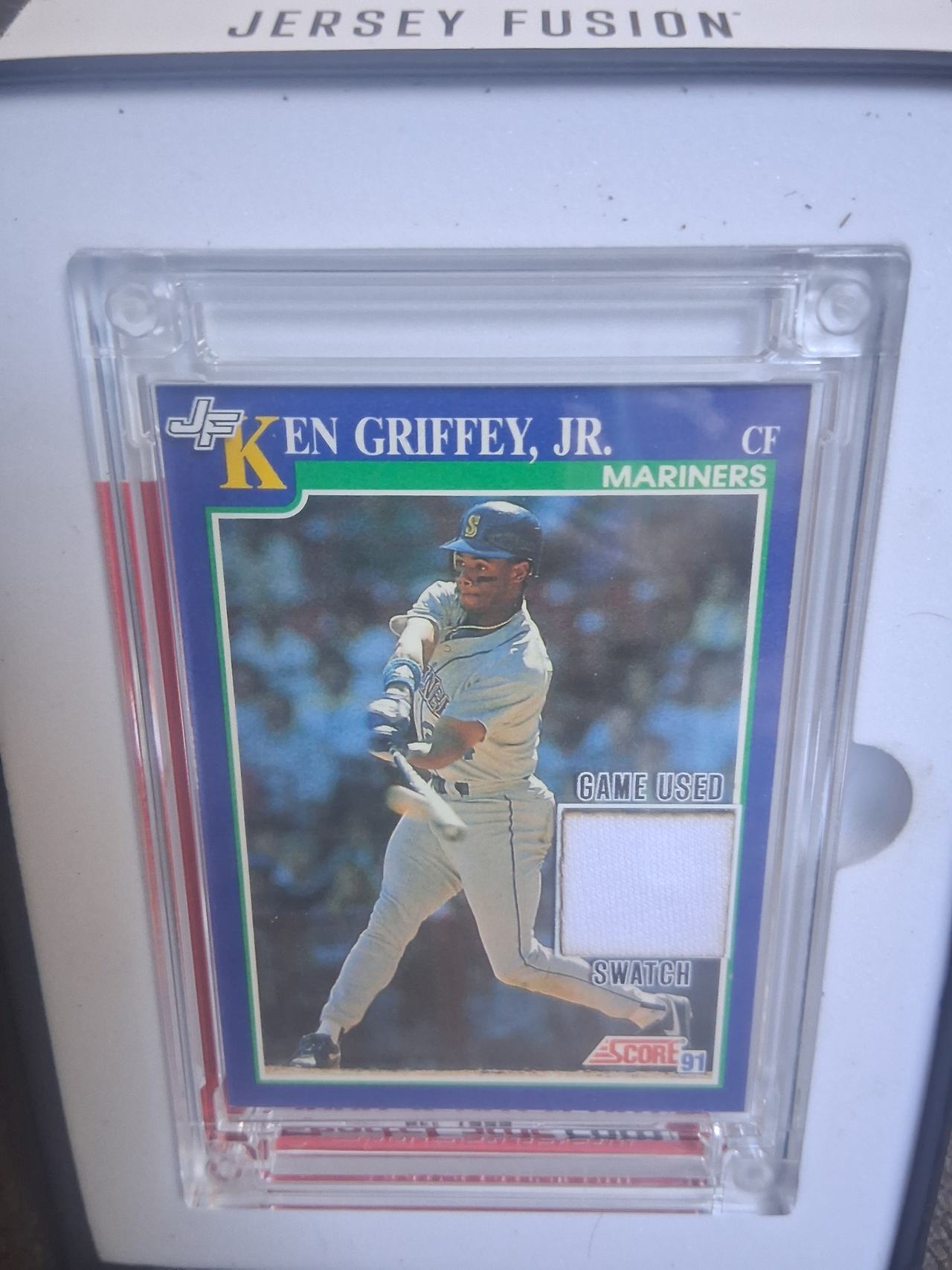 Jersey Fusion 1991 Score Ken Griffey Jr. Game Used Swatch