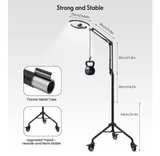 LUXSURE Ring Light Tripod for iPhone, Camera Mount Without Bluetooth Remote - Image 3