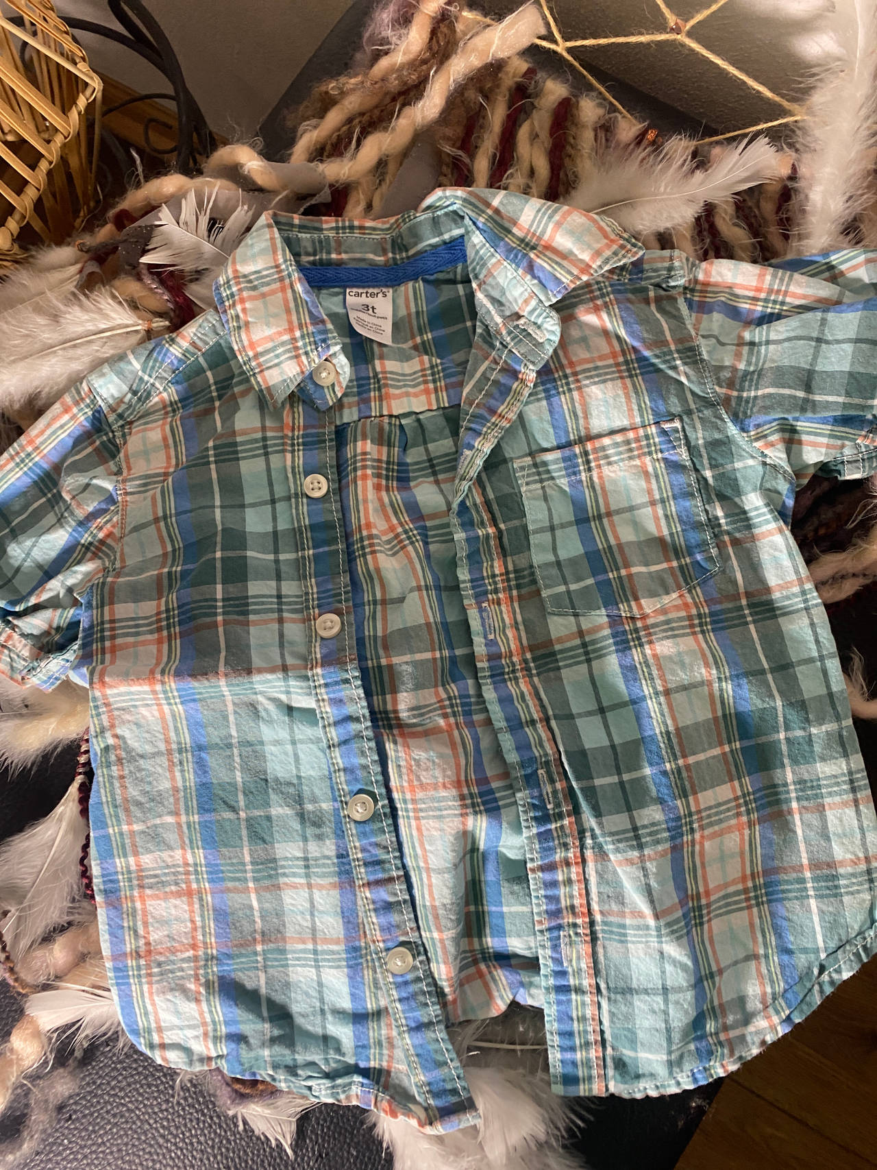 Carter's Baby Boy Plaid Button-Up Shirt