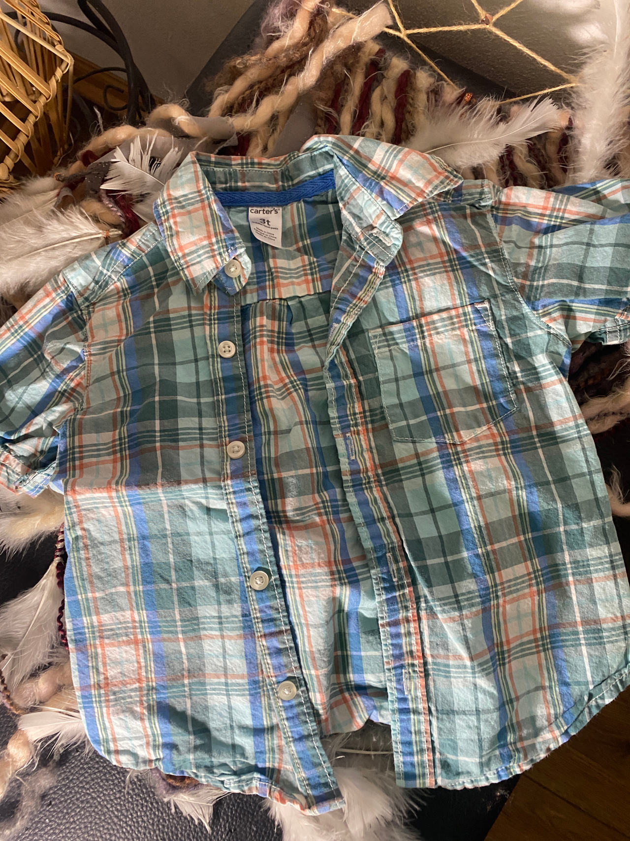 Carter's Baby Boy Plaid Button-Up Shirt