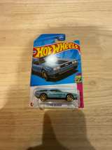Hot Wheels DMC Delorean Blue Die-Cast Car - Image 1