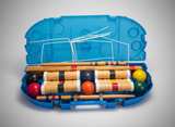 Complete 6-Player Croquet Set in Durable Blue Carry Case - Outdoor Lawn Game - Image 2