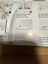 JQK Stainless Steel glass shelves for Bathroom - Image 2