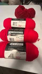 Bundle 3 new Red Heart Super Saver Yarn and 1 used - Image 2
