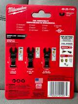 Milwaukee 49-25-1563 Nitrus Carbide Oscillating Blade 3-Pack - Image 2