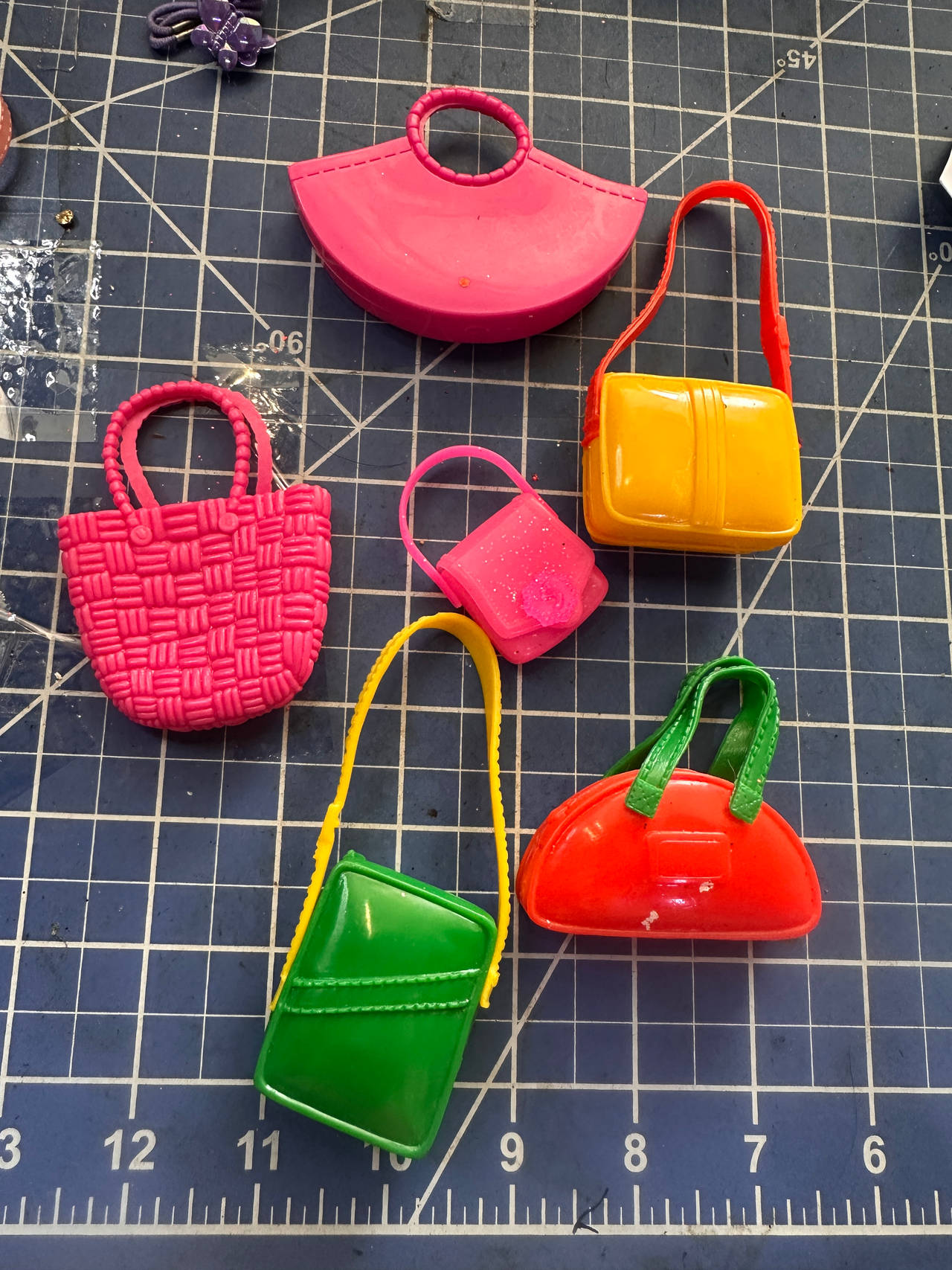 BARBIE purses and handbag lot 6 pcs. Vtg  195