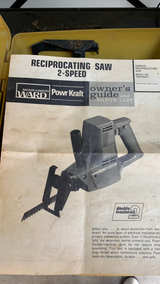 Montgomery Ward Powr Kraft Deluxe Reciprocating Saw - 2 Speed TWH-8932A - Image 2