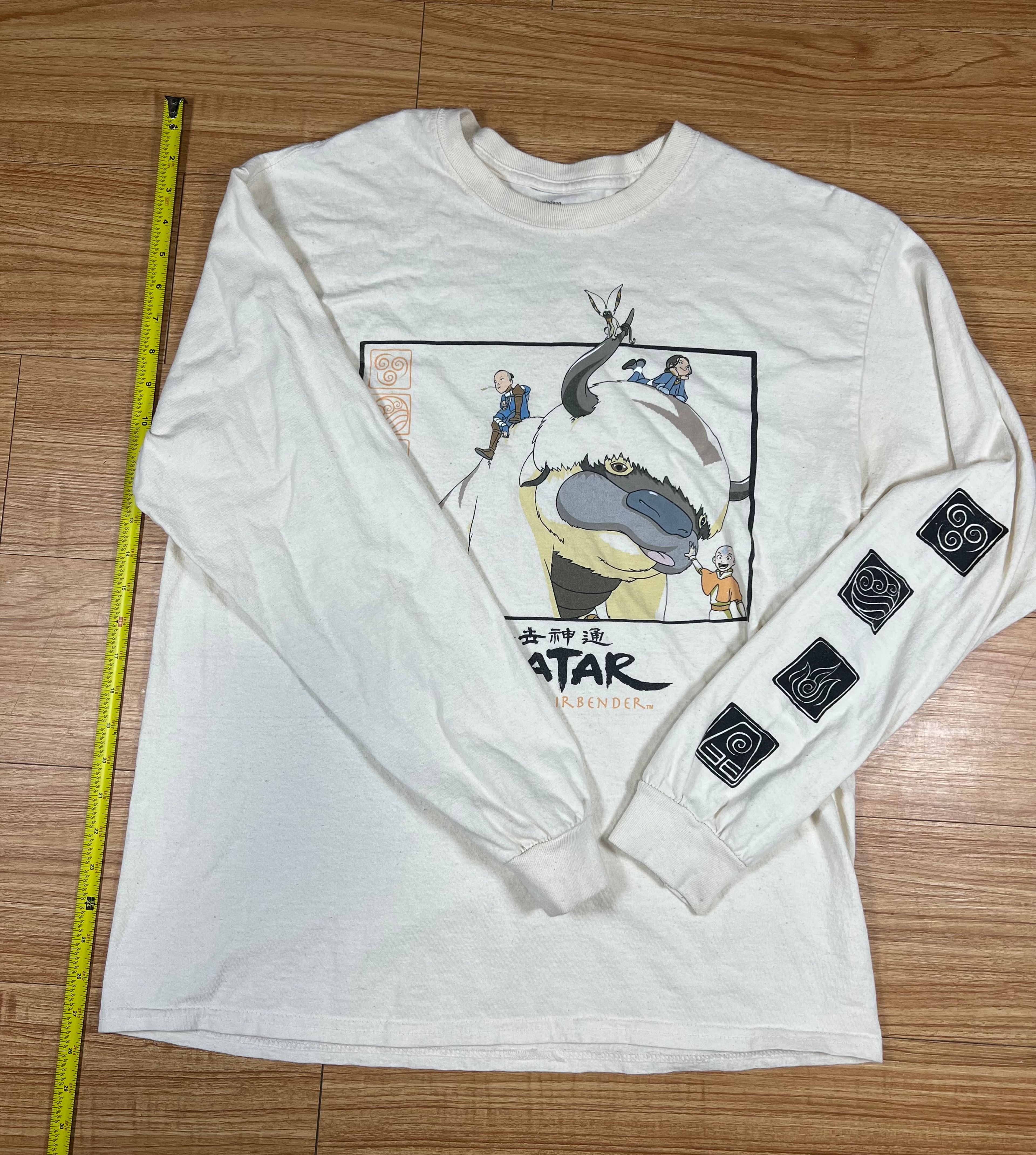 Avatar: The Last Airbender Appa Cream Long Sleeve T-Shirt - Image 4