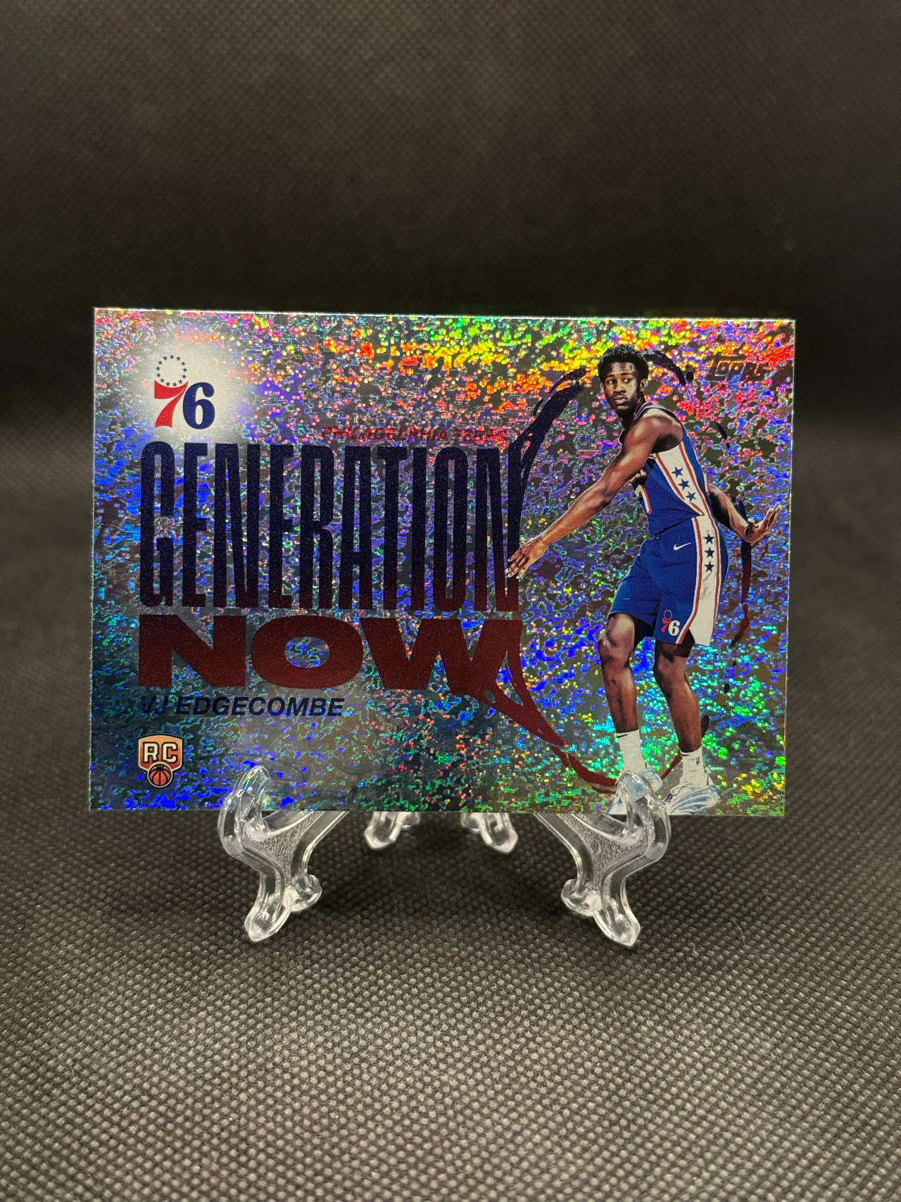 V.J. Edgecombe 2025 Topps Generation Now Holofoil #GN-3 Rookie Card