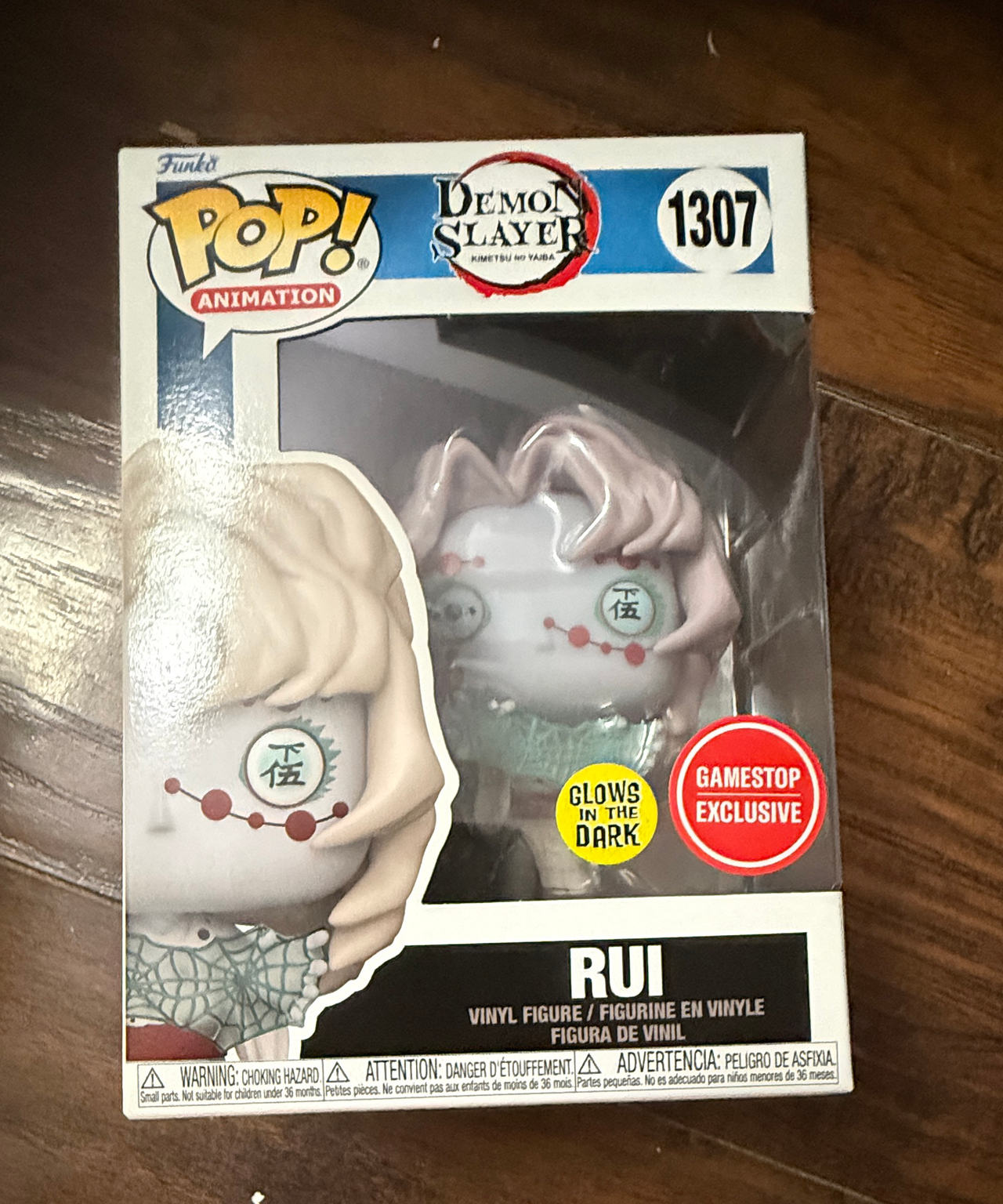 Funko Pop! Animation: Demon Slayer - Rui #1307 GameStop Exclusive Glow in the Dark