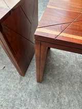 Quality Wood Side Tables - Selling as a Pair - Image 4