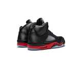 Nike Air Jordan 5 Retro Satin Bred Black/University Red size 9 - Image 2
