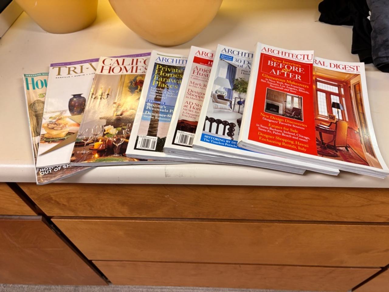 Architectural Digest Magazine Lot (Various Issues)