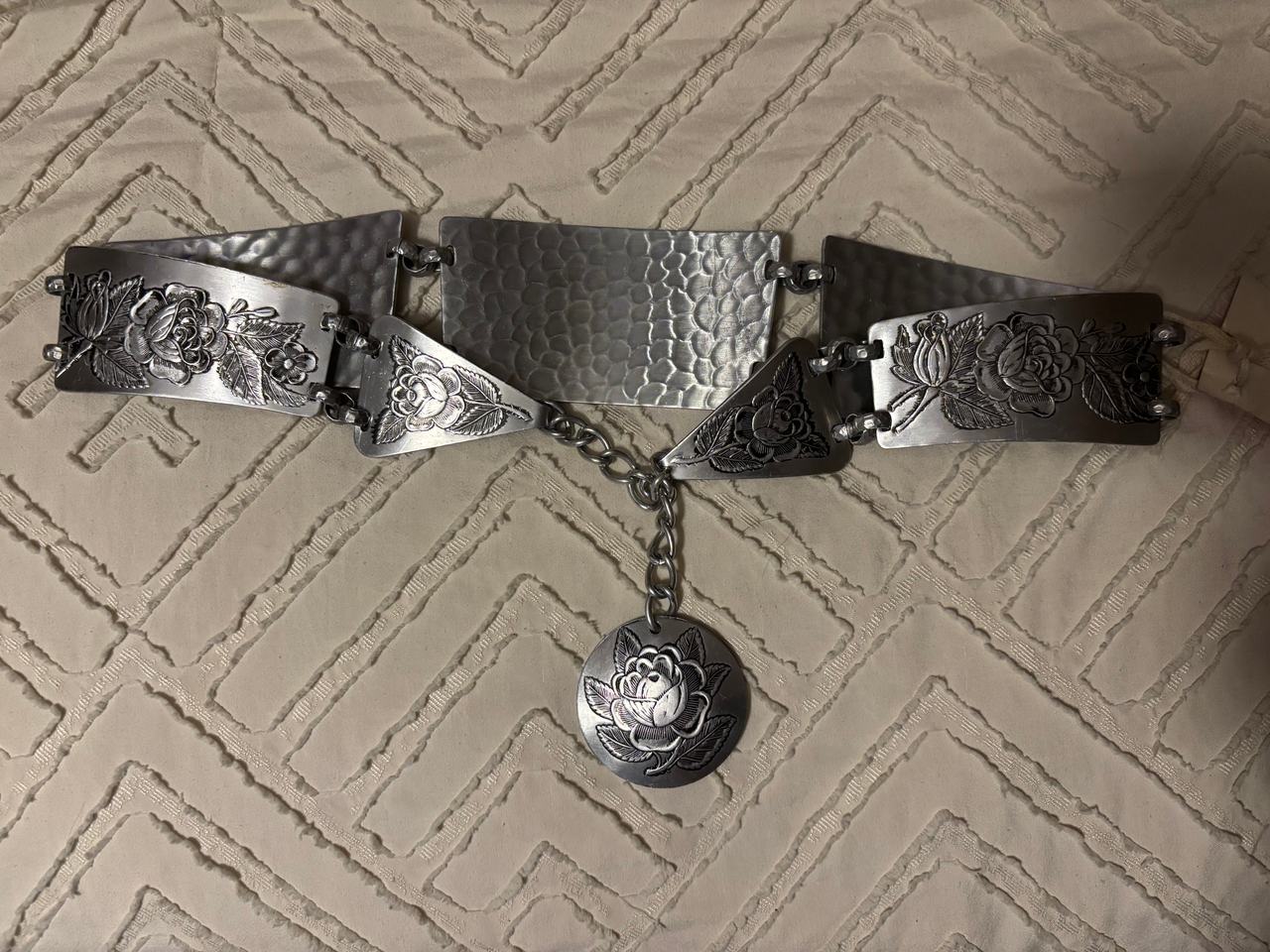Vintage 1950’s Hammered Aluminum Belt