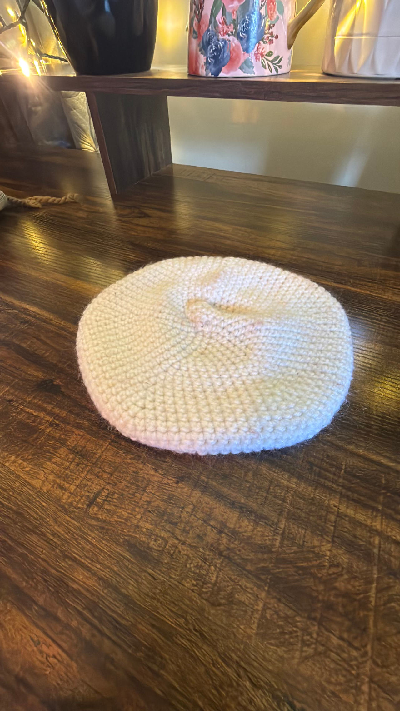 Crochet Knit Beret Hat