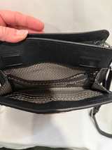 Brighton Beckman Organizer Bag Black Leather Studded Crossbody Bag - Image 6