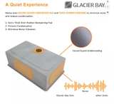Glacier Bay Workstation Stainless Steel Bar Sink w/Folding Faucet - Brand New - Image 4