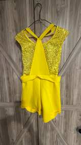 Large Weissman Sequin Dance Costume bright Yellow Dance Play - Image 6