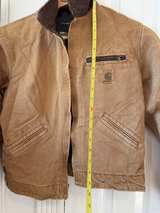 Carhartt Detroit Work Jacket Vintage Brown Kids Children’s  - Image 5