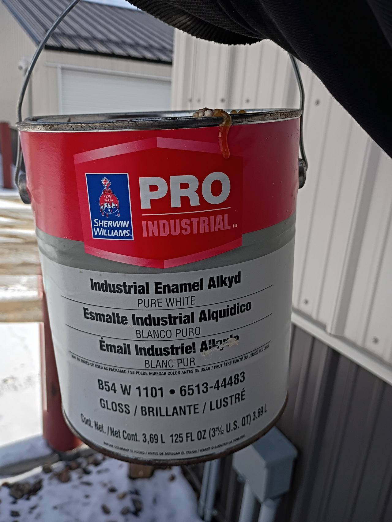 Sherwin-Williams Pro Industrial Alkyd Enamel Pure White Gloss